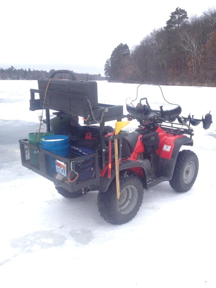Ice Fishing setup for ATV - Ice Fishing - Outdoor Re-Creation