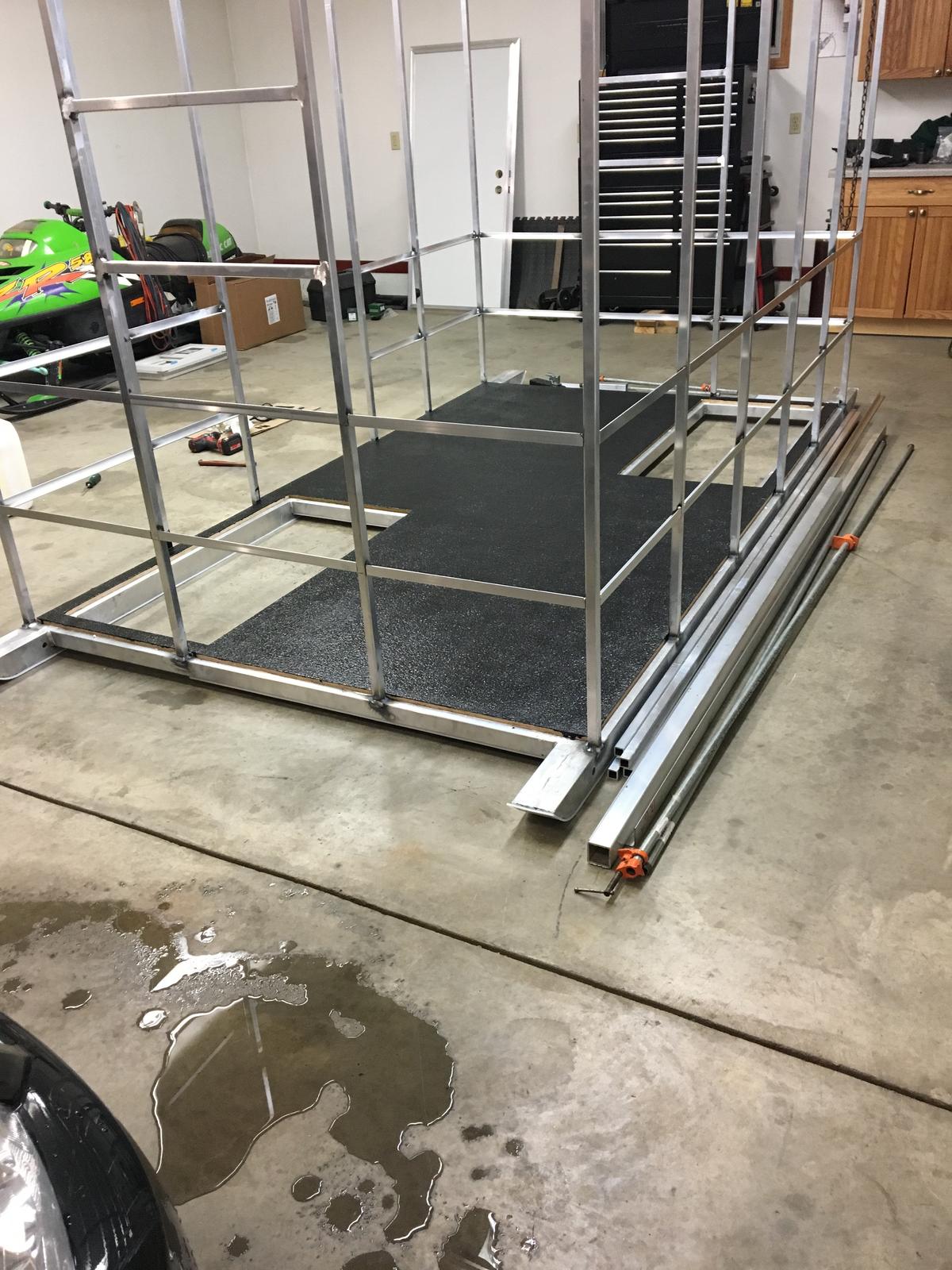 6 x 10 Aluminum skid house build Ice Fishing Outdoor ReCreation HotSpot Communities