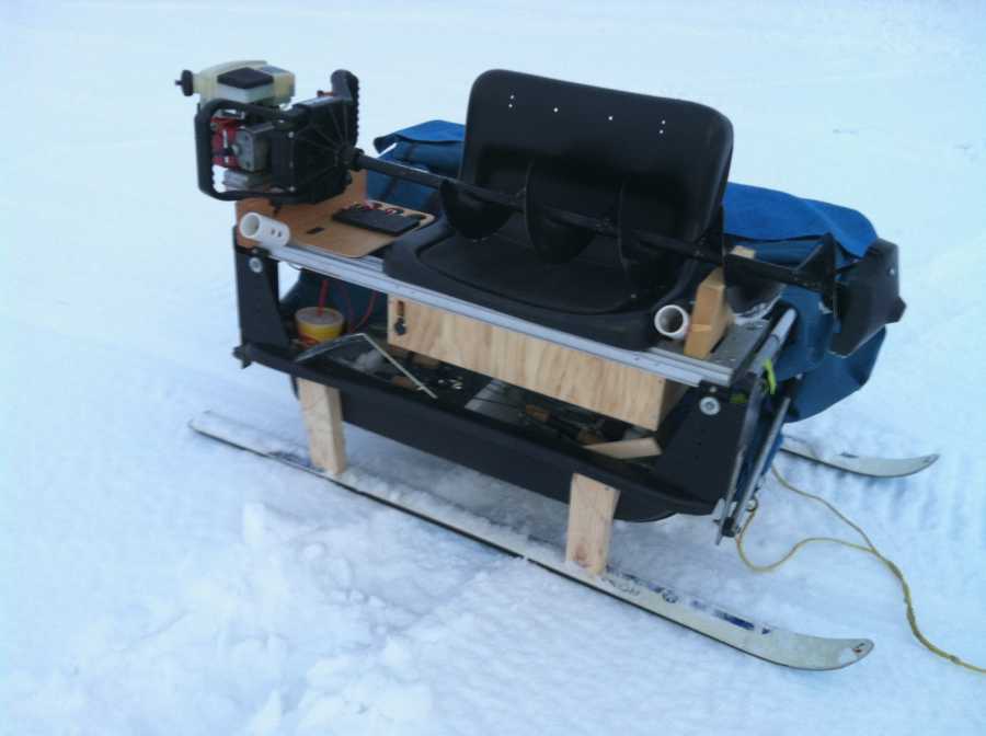Sled modifications - Ice Fishing - Outdoor Re-Creation HotSpot