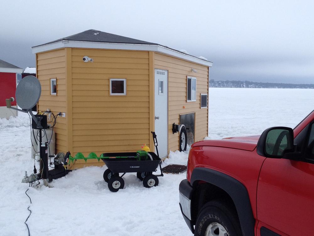 Ice Castle - Ice Fishing - Outdoor Re-creation Hotspot Communities