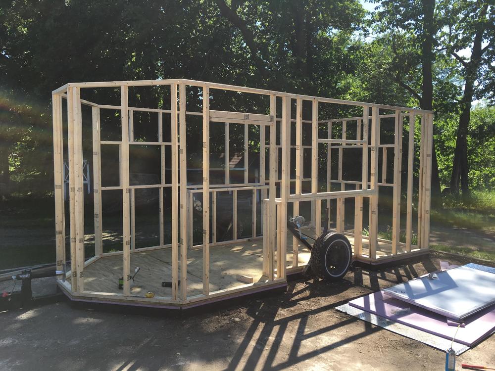 Fish House Build Start to Finish Ice Fishing