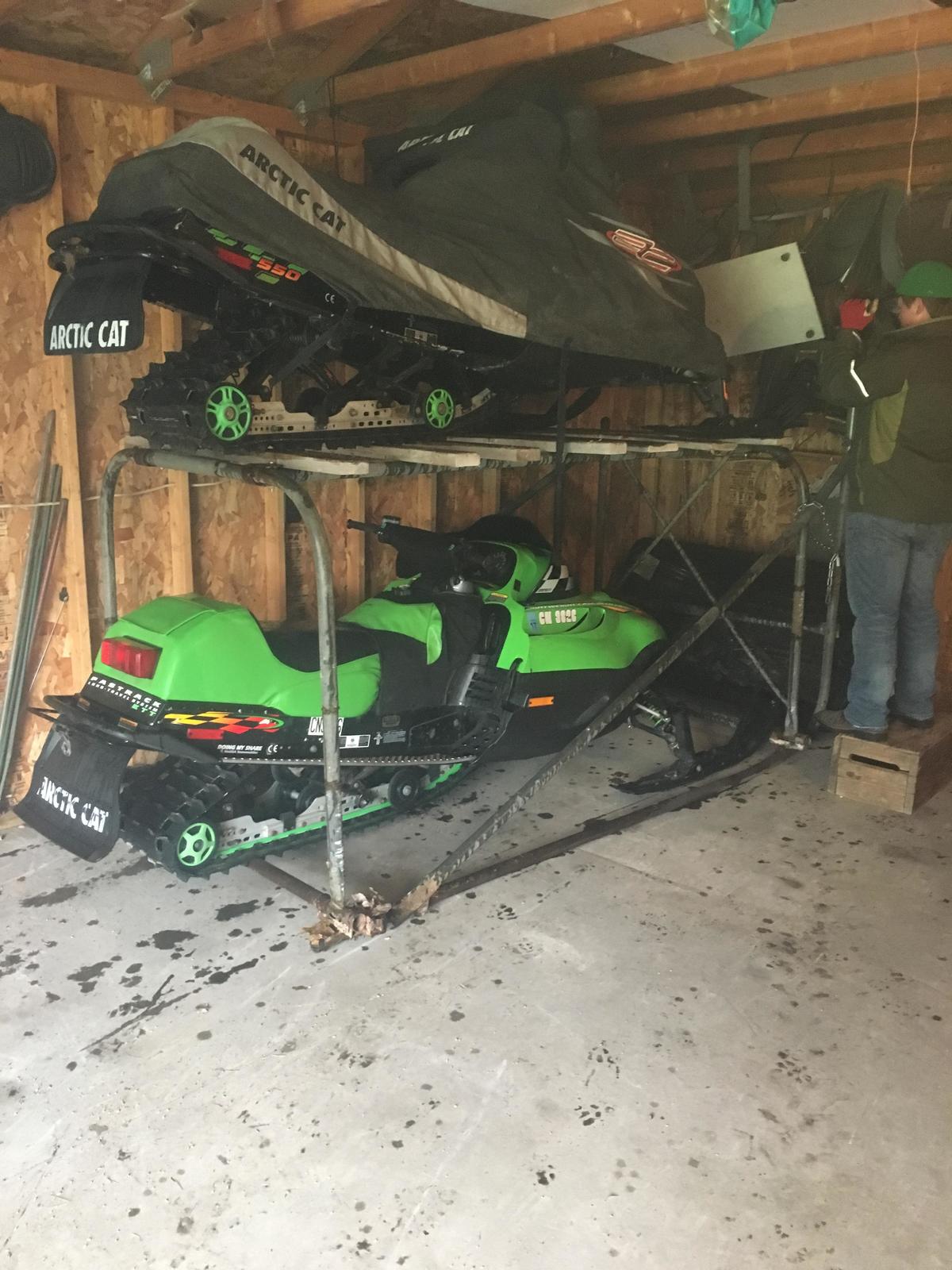 Snowmobile/atv storage liftrack FREE LISTINGFOR SALE! List Your