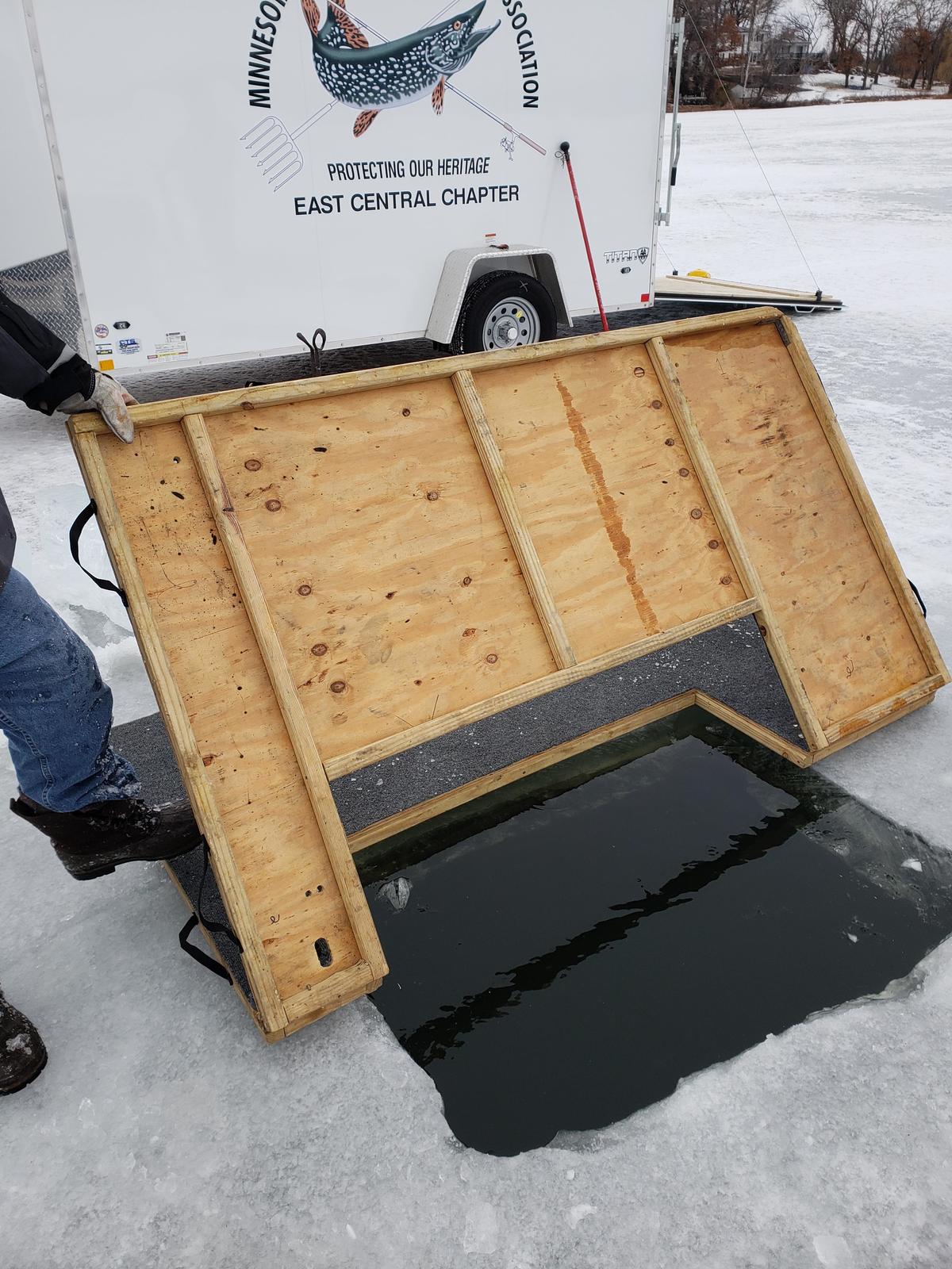 Creating A Floor For Hub Ice Fishing Outdoor ReCreation HotSpot