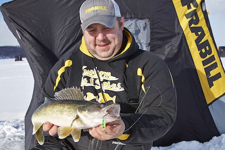 early ice fishing walleyes